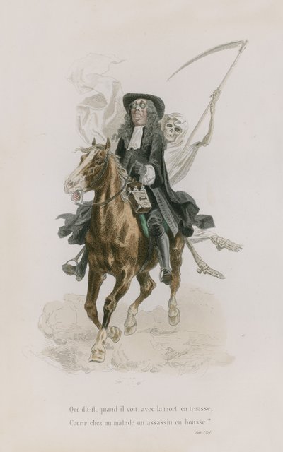 Satire VIII door Emile Antoine Bayard